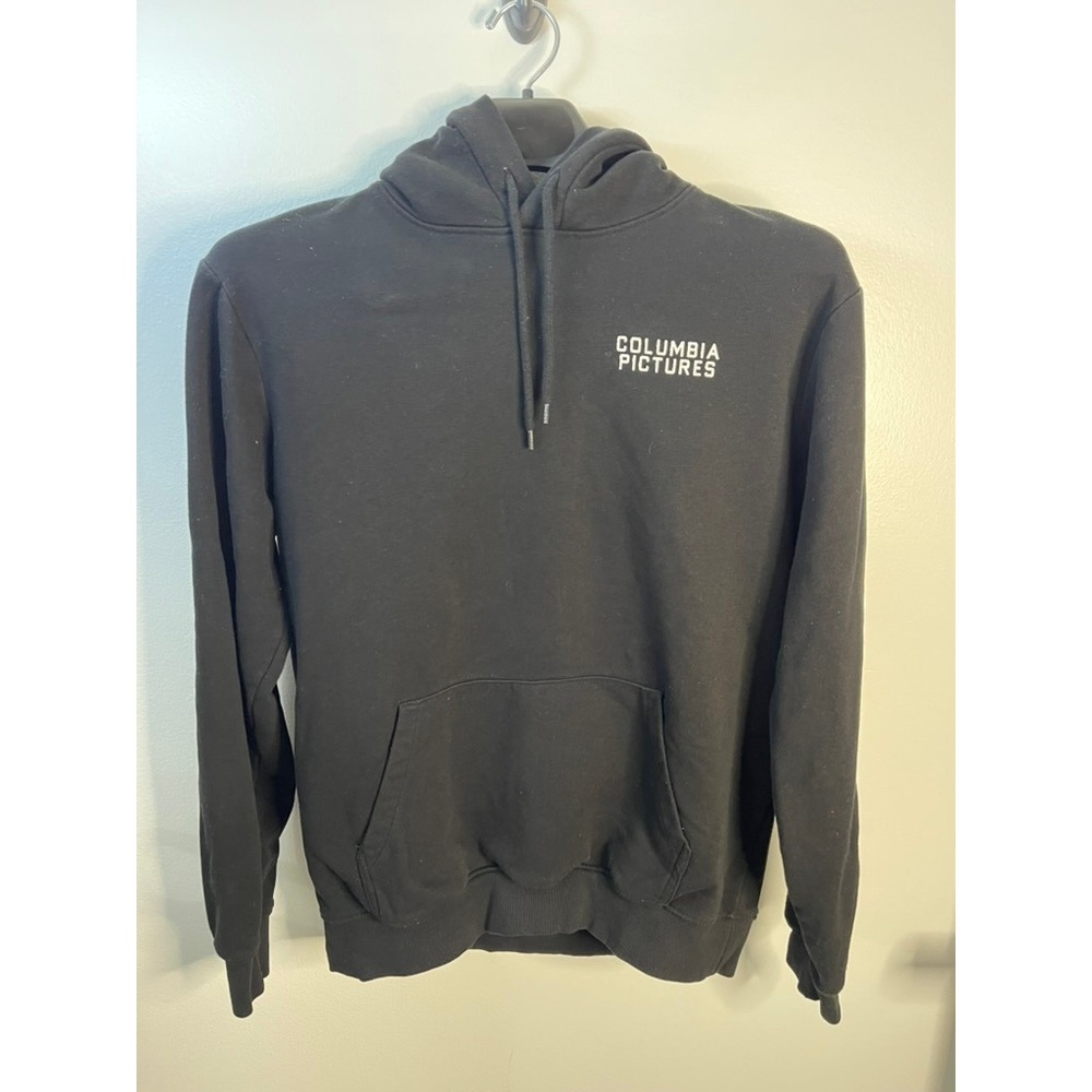 H&M‎ Divided Columbia Pictures Black Graphic Hoodie Mens Medium Studio Logo